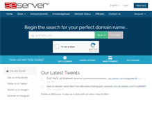 Tablet Screenshot of my.aeserver.com